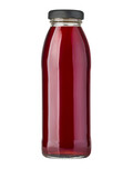 bottle of red juice