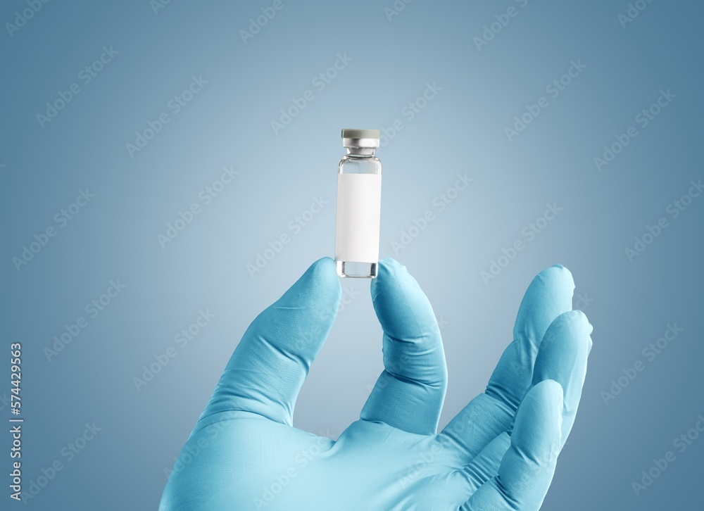 Blood sample tubes in hand, medical concept Blood sample tubes in hand, medical concept