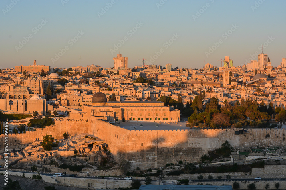 The Old City in Jerusalem.