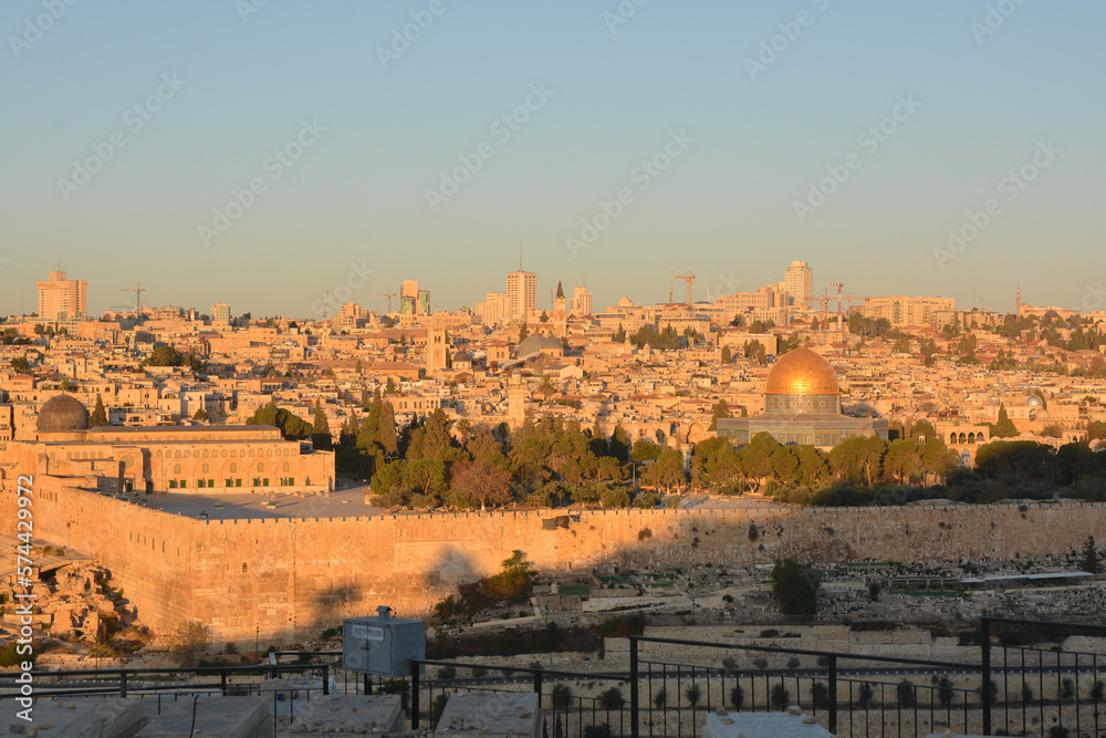 The Old City in Jerusalem.