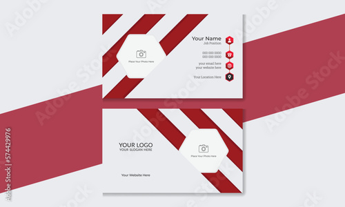 Creative Modern Business Card Design Template | Minimalist Layout