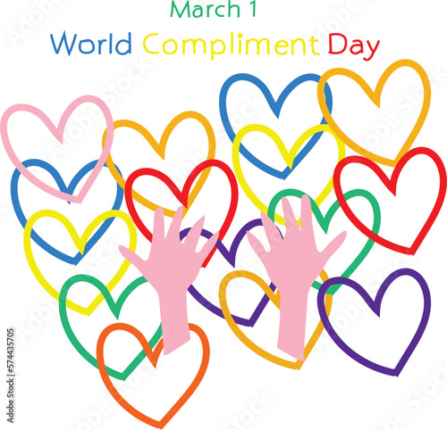 world compliment day is celebrated every year on 1 March.