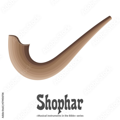 Musical Instruments in the Bible Series. SHOFAR is a Jewish ritual brass musical instrument made from an animal horn.