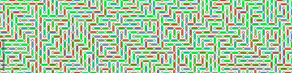 Color Rhombus tile tessellation pattern illustration Color Rhombus tile tessellation pattern illustration
