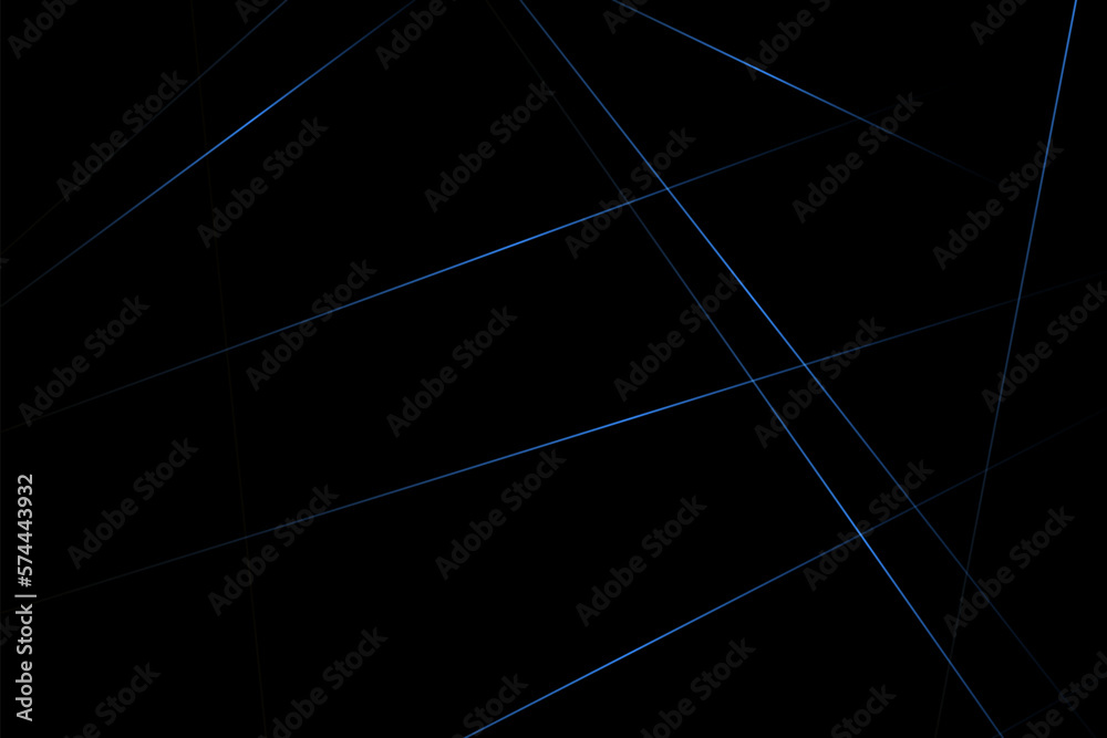Abstract black with blue lines, triangles background modern design. Vector illustration EPS 10. Abstract black with blue lines, triangles background modern design. Vector illustration EPS 10.