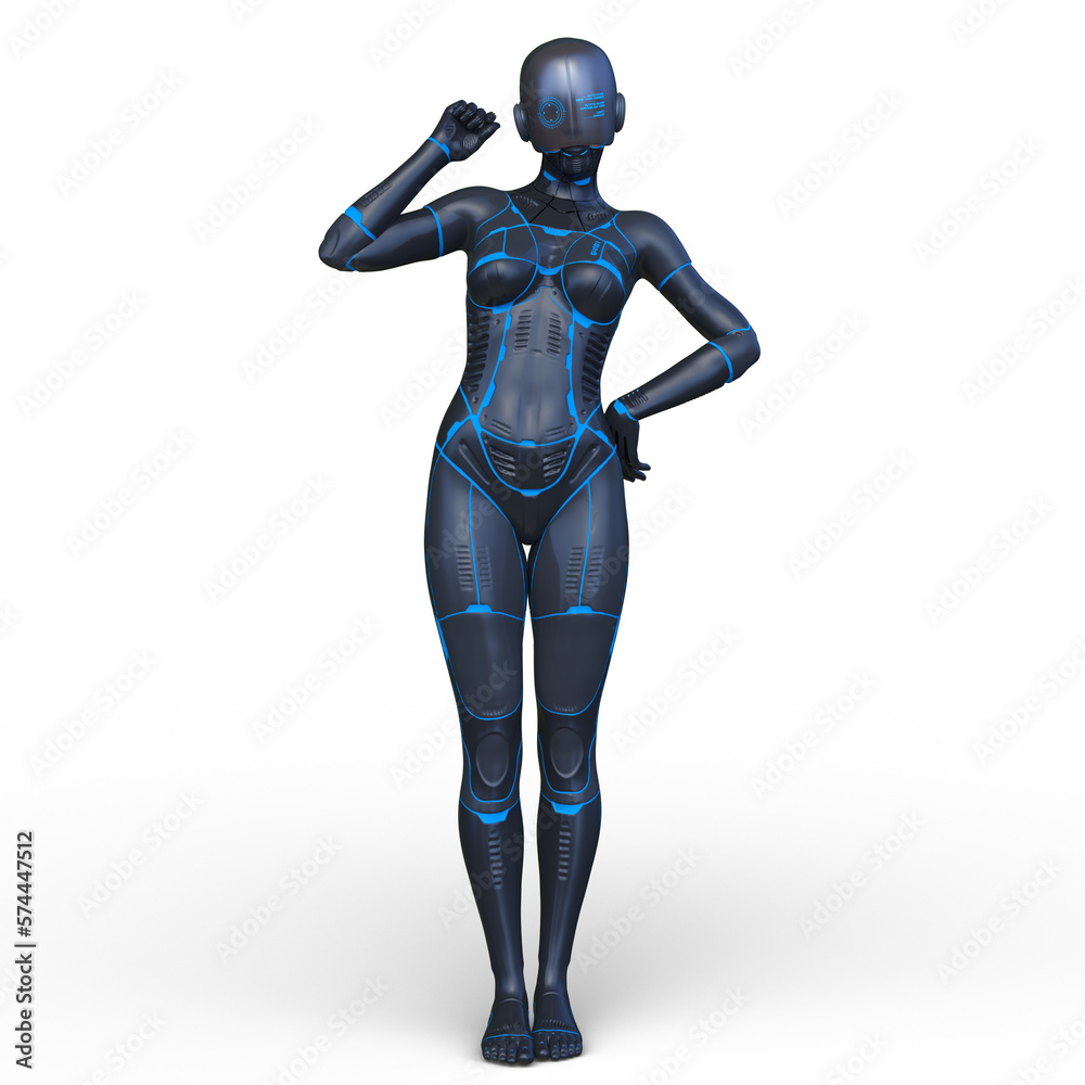 女性サイボーグ