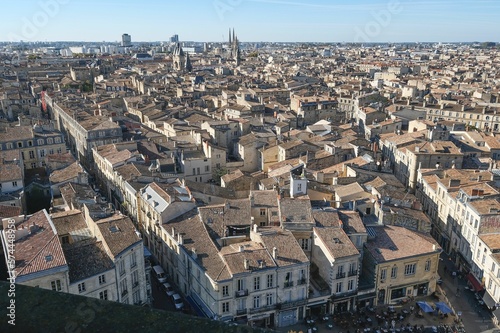 Bordeaux - view of the city from the tower of St. Michael's Basilica.