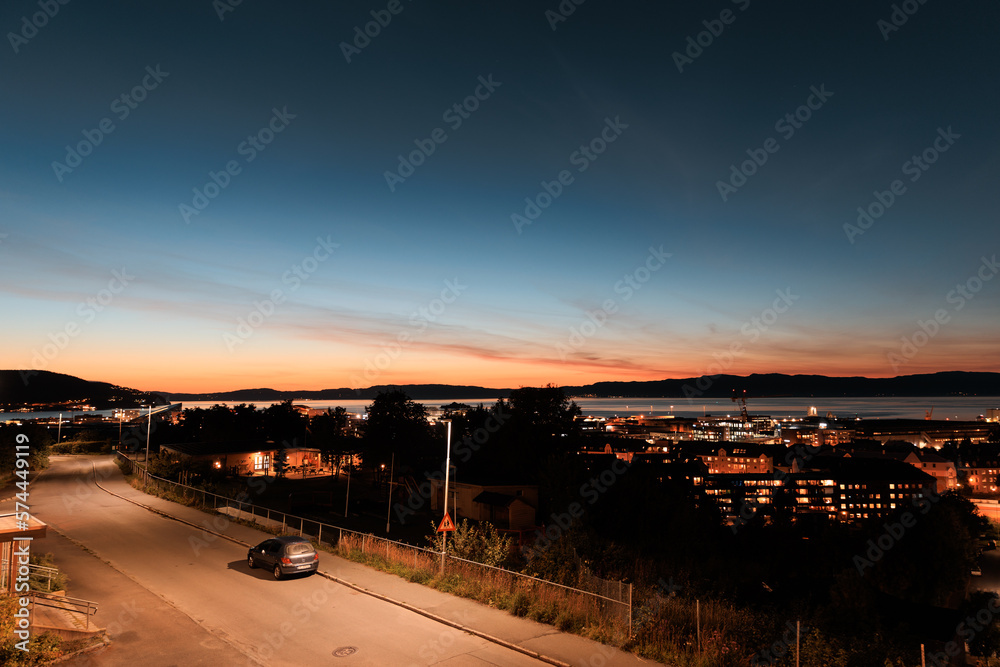 Sunset Trondheim