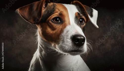 Jack Russell Terrier dog generative ai