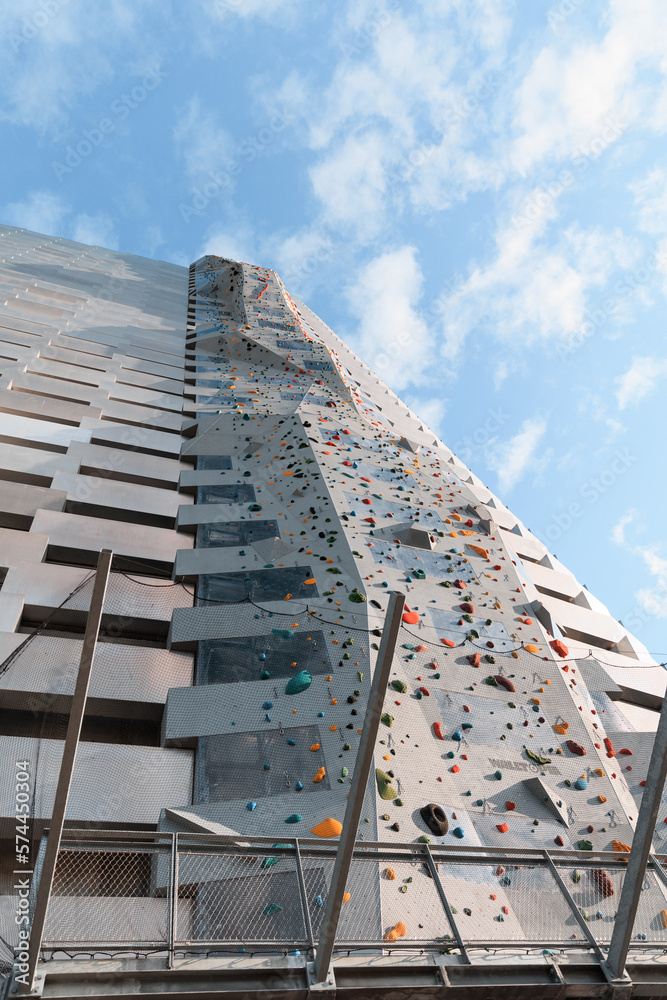 Climbing wall CopenHill, Vindmøllevej, Copenhagen, Denmark