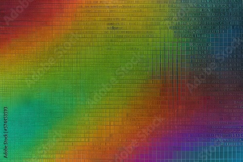 Picture of colorful diagram pattern