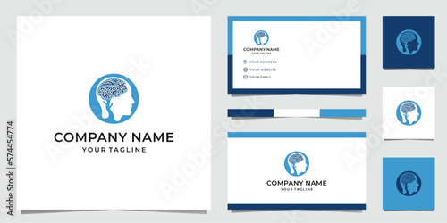 Brain Tree Simple Logo Design