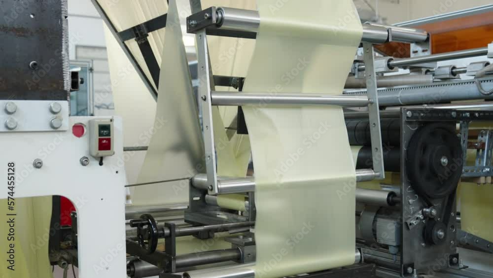 robotic line for the production of plastic bags