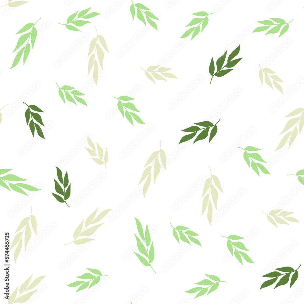 Leaves and branches vector seamless pattern. Brush leaves and twigs.L eaves modern pattern. Black ink illustration. Abstract ornament for textile. Leaves and branches vector seamless pattern. Brush leaves and twigs.L eaves modern pattern. Black ink illustration. Abstract ornament for textile.