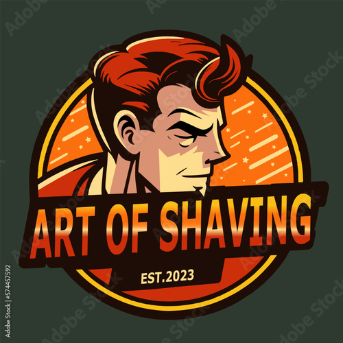Modern logo for a hairdresser's or barber shop