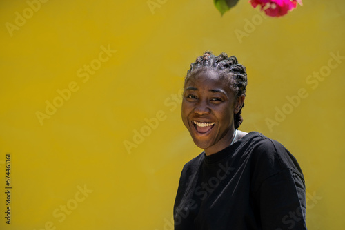 Portrait of a young queer masculine woman