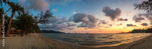 Sunset at Koh Chang beach