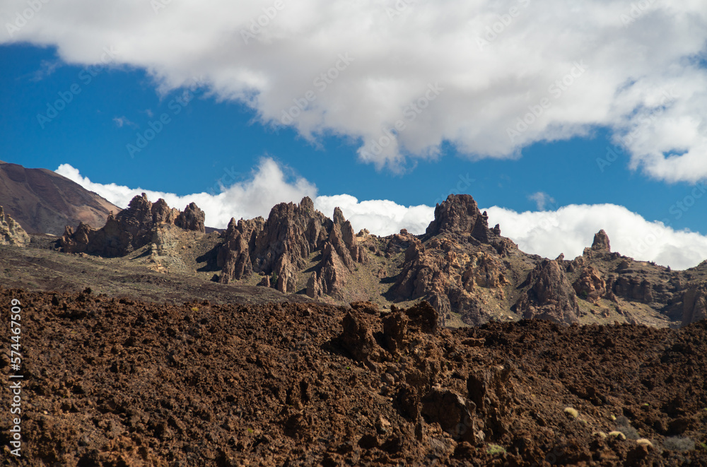 volcanic landscape on tenerife 