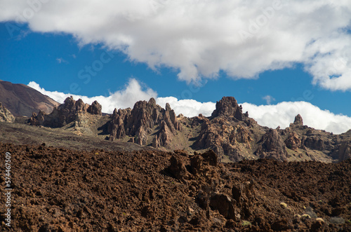 volcanic landscape on tenerife 