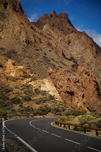 volcanic landscape on tenerife 