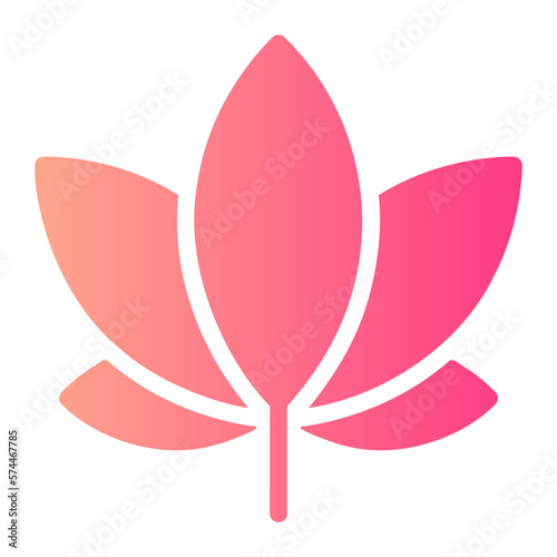 Marijuana gradient icon