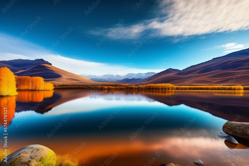 lake, water, landscape, sunset, sky, nature, reflection, sunrise, mountain, clouds, river, tree, sun, blue, forest, cloud, beautiful, autumn, calm, evening, morning, scenery, mountains, summer, park