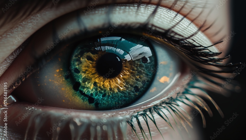 Human Eye Detailed Down to the Finest Detail Generated by AI