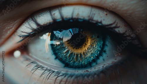 Human Eye Detailed Down to the Finest Detail Generated by AI