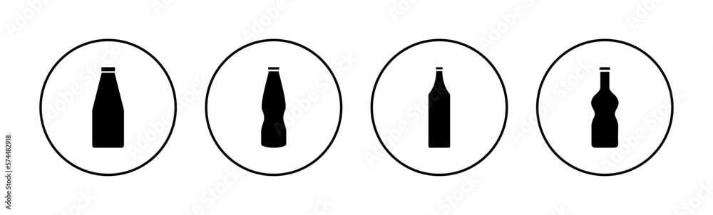 Bottle icon vector for web and mobile app. bottle sign and symbol Bottle icon vector for web and mobile app. bottle sign and symbol