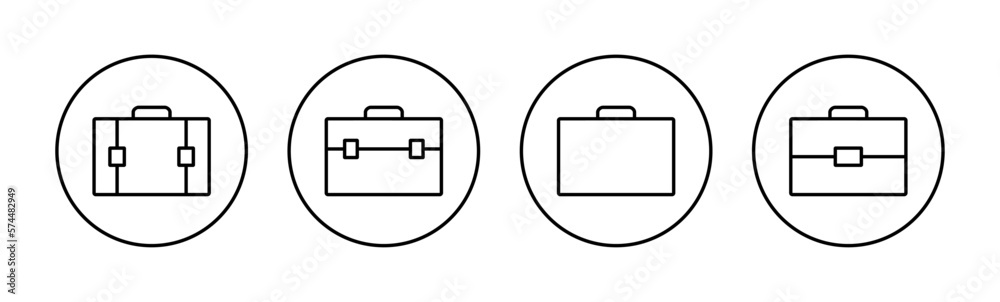 Briefcase icon vector for web and mobile app. suitcase sign and symbol. luggage symbol. Briefcase icon vector for web and mobile app. suitcase sign and symbol. luggage symbol.