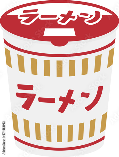 カップ麺のイラスト
