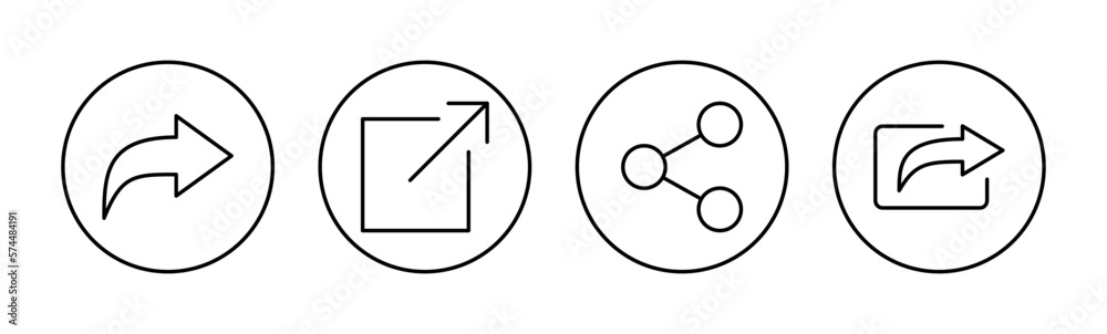 Share icon vector for web and mobile app. Sharing sign and symbol Share icon vector for web and mobile app. Sharing sign and symbol