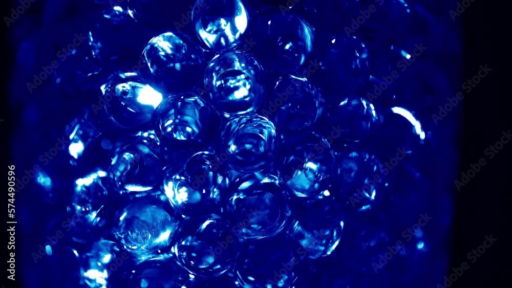 Abstract 4K blue glowing glitter particles 4K animation New Motion ...