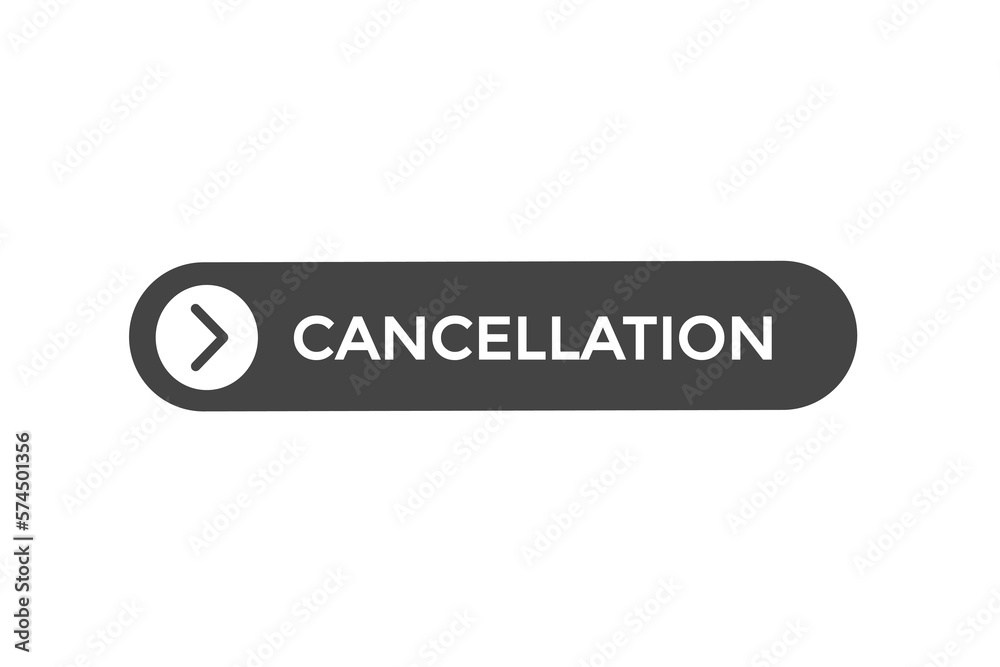 cancellation button vectors.sign label speech bubble cancellation
