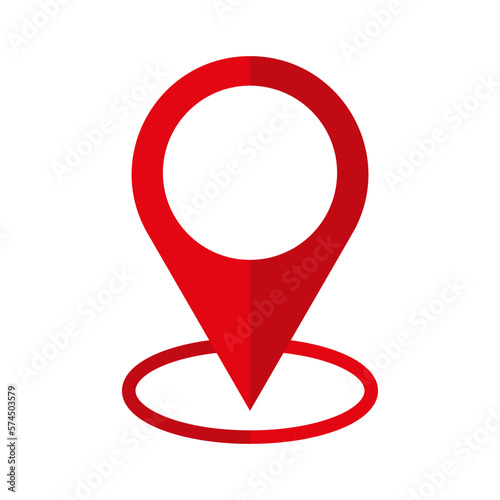 red pin circle. Mark location. Vector illustration. Free Download red pin circle. Mark location. Vector illustration. - GFXLoad