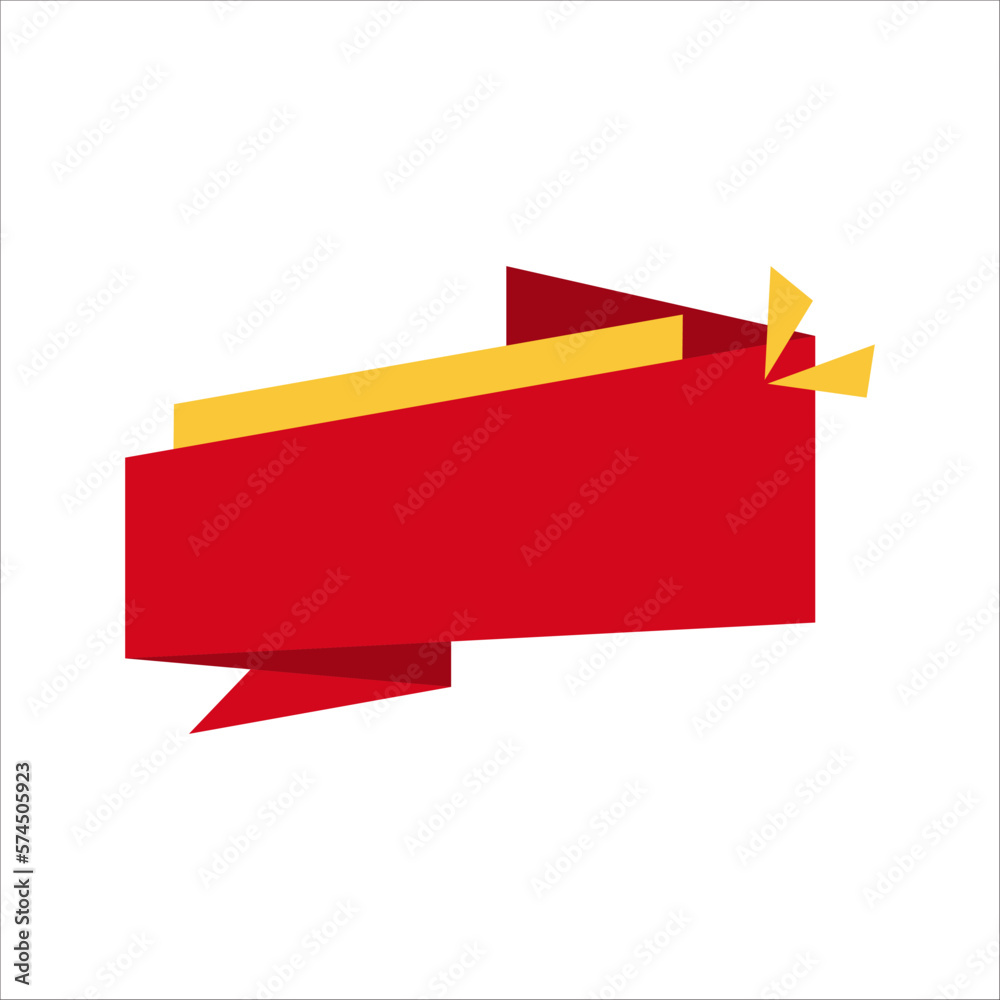 Red Flat Sale Banner Red Flat Sale Banner