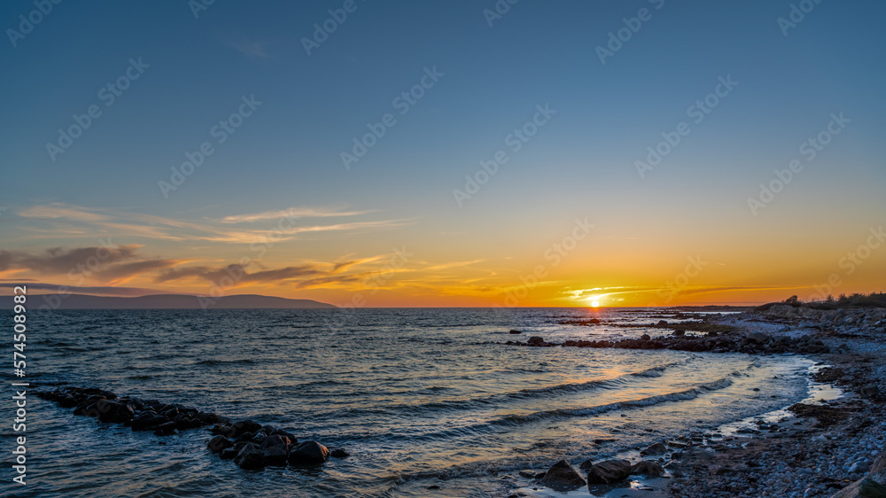 Obraz premium Sunset at sea