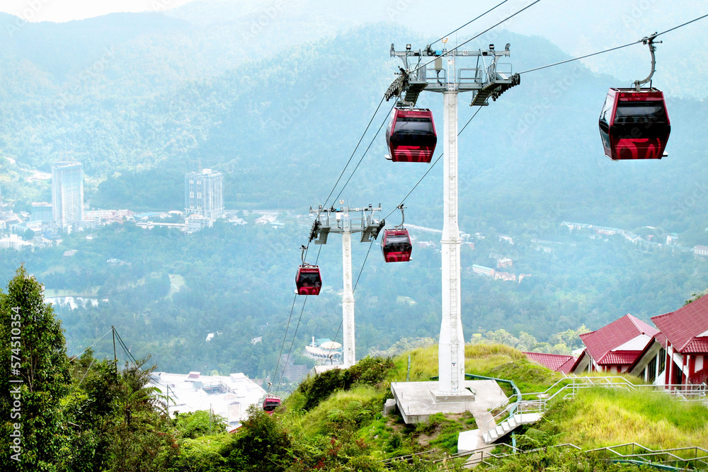 Fototapeta premium panoramic view genting highland , malaysia.