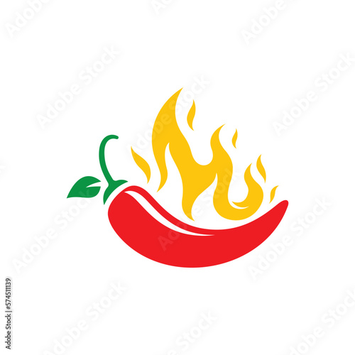 Fotomurale Hot chili logo images