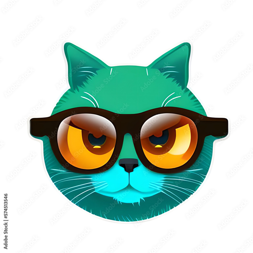 Fototapeta premium Cute Cat Stickers