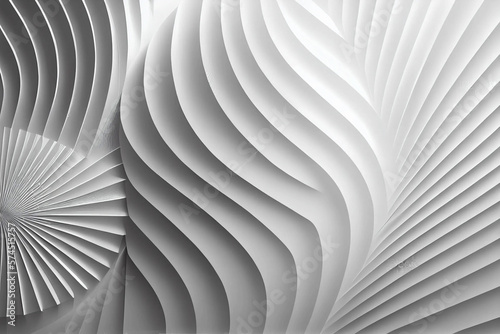 Contemporary White and Grey Line Pattern for Modern Backgrounds and Textures, generative ai