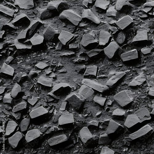 Coal wall deep pattern