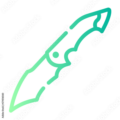 knife gradient icon