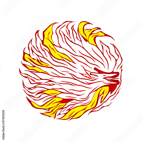 Dragon soul with circle shape