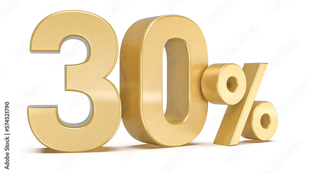 Promotion 30 Percent 3d gold number percent Generative AI Promotion 30 Percent 3d gold number percent Generative AI