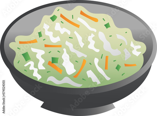 Coleslaw Salad picnics food illustration