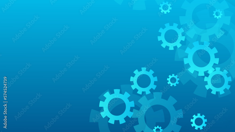Background of cogwheels and clock mechanism on soft blue. Background of cogwheels and clock mechanism on soft blue.