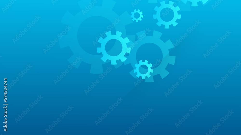 Background of cogwheels and clock mechanism on soft blue. Background of cogwheels and clock mechanism on soft blue.
