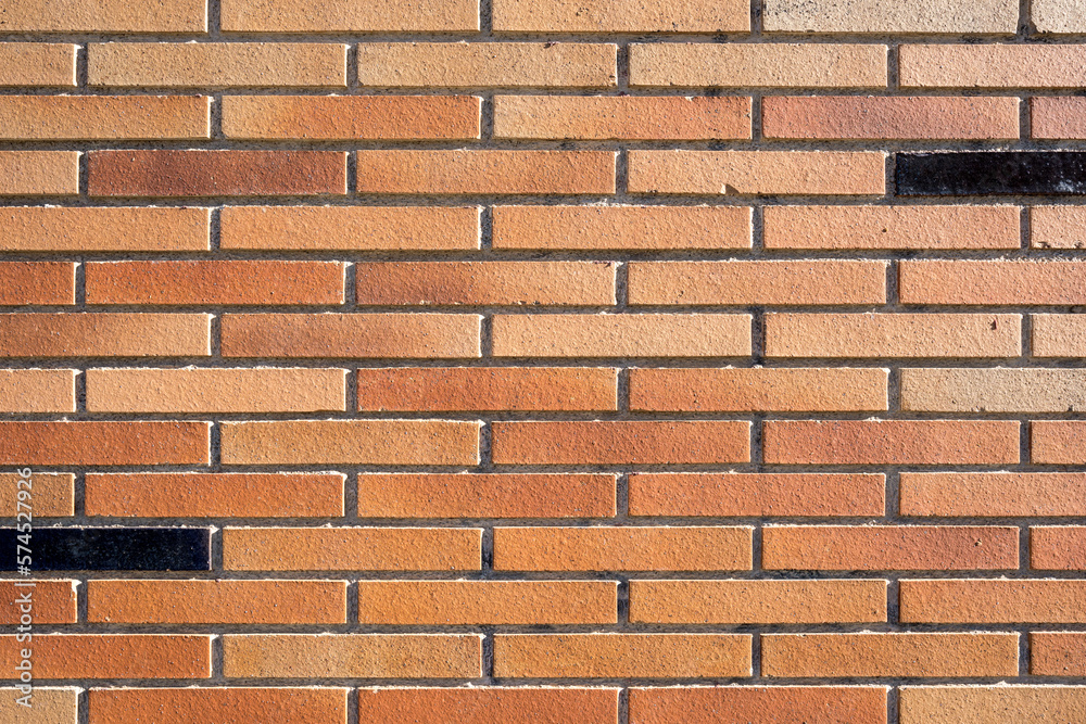 Obraz premium Background from a brown clinkered wall