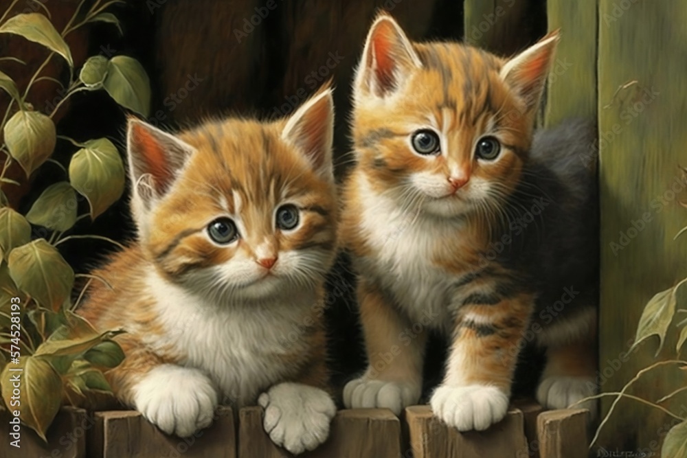 two red kittens
